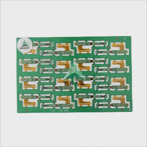 4 Layers 1+N+1 Structure (L1-2;L2-3;L3-4) Small Format ENIG HDI Rigid-Flex PCB