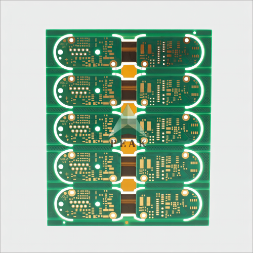 4 layers 2oz Thick-Copper FR4 IT180A+PI Rigid-Flex Circuit Board Custom