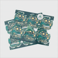 Intelligent Robots 6 Layers Fully Halogen-Free ENIG 1u Rigid Multilayer PCB