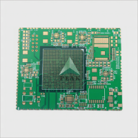 All Around Plated Half Holes Conductive Via Fill (POFV) ENIG 2u 8 Layers PCB