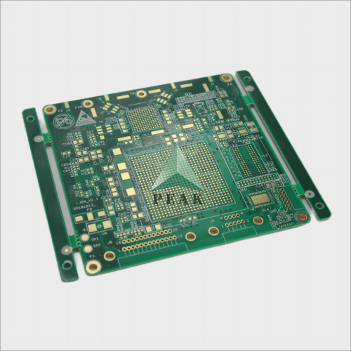 14 Layers Rogers 4350B+FR4 TG170 Hybrid Lamination POFV ENIG Rigid PCB