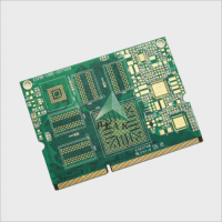 3+N+3 Structure (L1-2;L1-3;L1-5;L5-6;L6-10;L8-10;L9-10) Matte Green HDI PCB