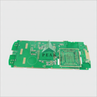 4 layers ENIG 1u Conductive Via Fill (POFV) Green PCB