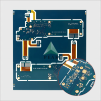 16 Layers FR4 IT180A+PI Immersion Gold 3u Rigid-Flex Multilayer PCB